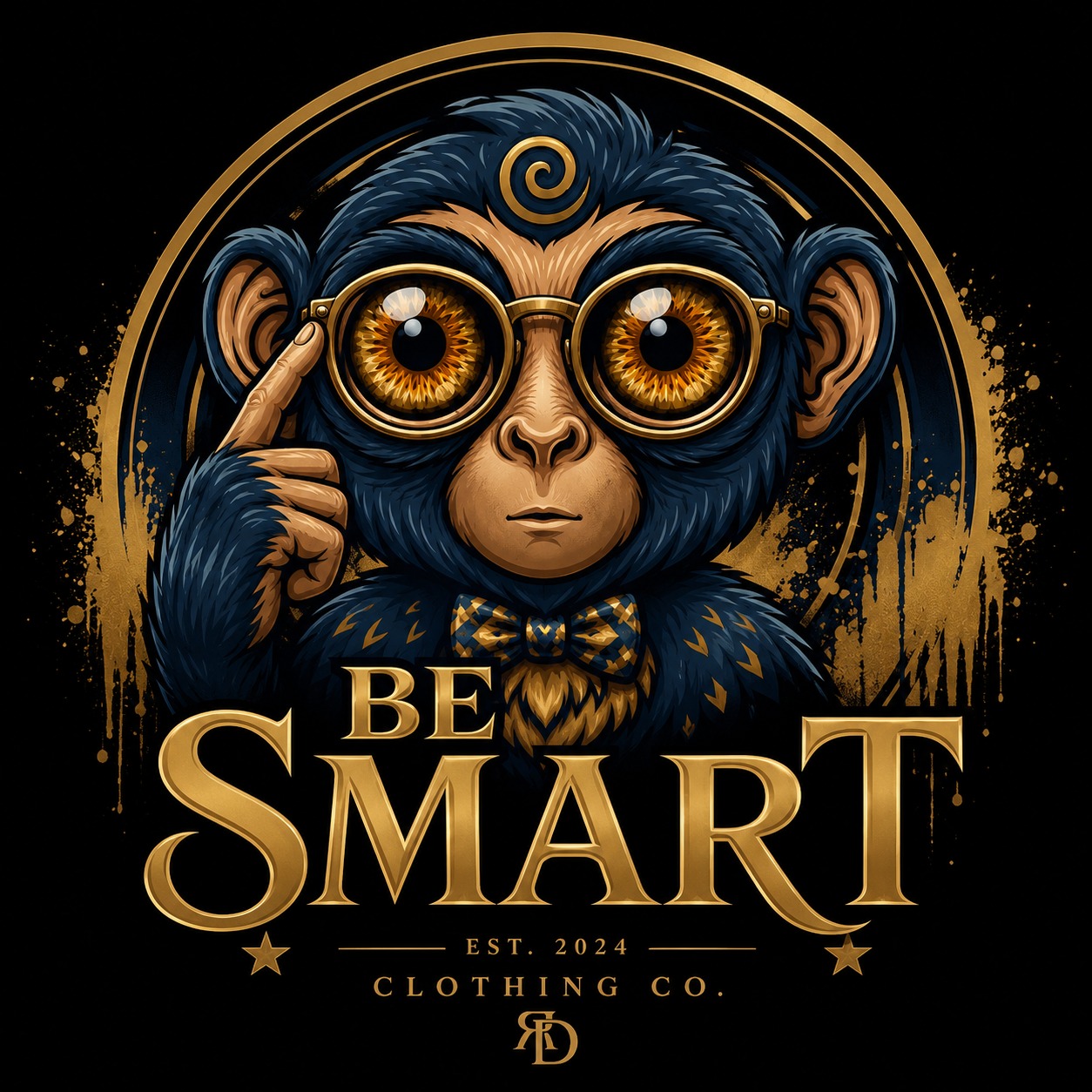 RD Clothing Co. Be Smart Graphic